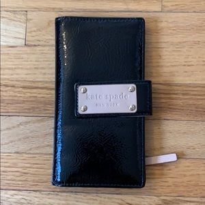 Kate Spade Black Patent Leather Wallet